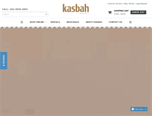 Tablet Screenshot of kasbahimports.com.au